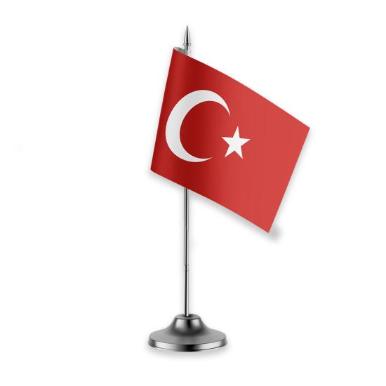 Tekli Düz Masa Bayrağı