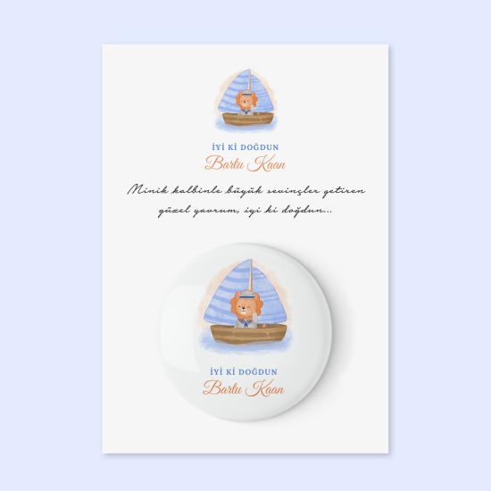 Doğum Günü Hatırası Temalı Açacak Magnet