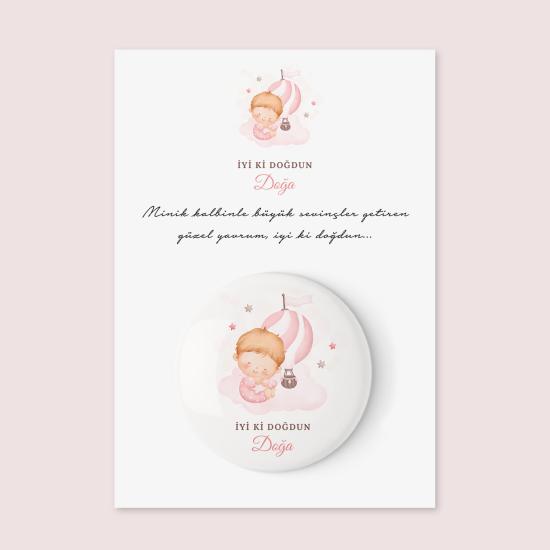 Doğum Günü Hatırası Temalı Açacak Magnet