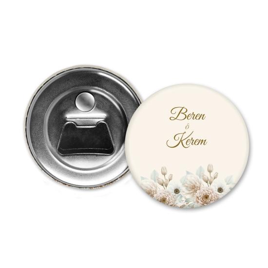 Düğün - Nişan Temalı Açacak Magnet