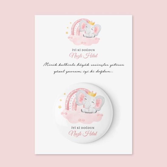 Doğum Günü Hatırası Temalı Açacak Magnet
