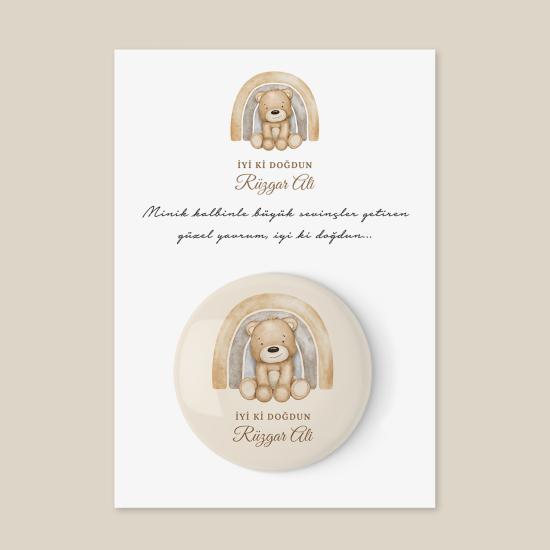 Doğum Günü Hatırası Temalı Açacak Magnet