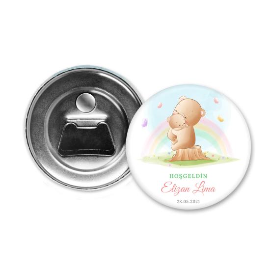 Hoşgeldin Bebek - Yenidoğan Temalı Açacak Magnet