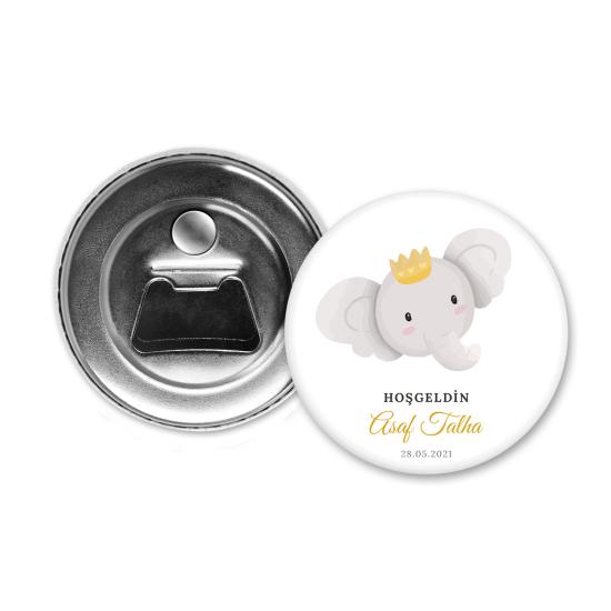 Hoşgeldin Bebek - Yenidoğan Temalı Açacak Magnet