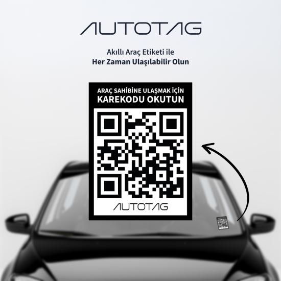 AutoTag Akıllı Araç Etiketi - Karekod QR Numaratör