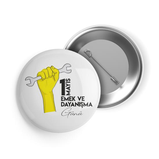 1 Mayıs İşçi Bayramı İğneli Buton Rozet